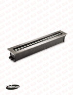 چراغ استخری توکار مستطیلی 12 وات 12 ولت لدمان - Image 2