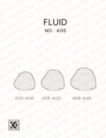 چراغ رومیزی کارتنی مدل FLUID