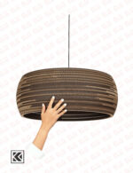 لوستر آویز کارتنی دست ساز مدل BARREL