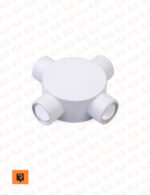 چراغ دکوراتیو چهارطرفه گرد 4 وات لنز محدب رسام