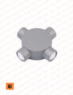 چراغ دکوراتیو چهارطرفه گرد 4 وات لنز محدب رسام