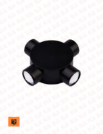 چراغ دکوراتیو چهارطرفه گرد 4 وات لنز محدب رسام