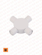 چراغ دکوراتیو چهارطرفه گرد 4 وات لنز محدب رسام