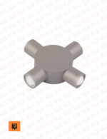 چراغ دکوراتیو چهارطرفه گرد 4 وات لنز محدب رسام