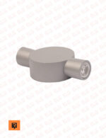 چراغ دکوراتیو دو طرفه گرد 2 وات لوله بلند لنز تخت رسام