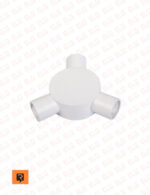 چراغ دکوراتیو سه طرفه گرد 3 وات لنز محدب رسام