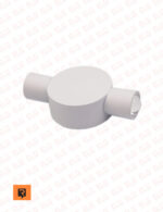 چراغ دکوراتیو دو طرفه گرد 12 وات لوله بلند لنز محدب رسام