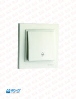 کلید و پریز مونو سری دسپینا رنگ کرم - Image 20