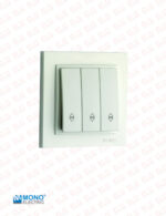 کلید و پریز مونو سری دسپینا رنگ کرم - Image 18