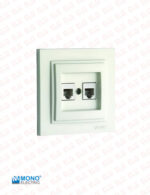 کلید و پریز مونو سری دسپینا رنگ کرم - Image 15