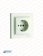 کلید و پریز مونو سری دسپینا رنگ کرم - Image 8