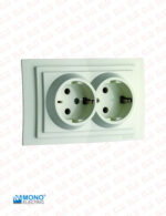 کلید و پریز مونو سری دسپینا رنگ سفید - Image 21