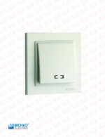 کلید و پریز مونو سری دسپینا رنگ کرم - Image 6