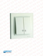 کلید و پریز مونو سری دسپینا رنگ کرم - Image 10