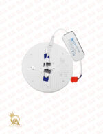 پنل فریم لس توکار 24 وات فنر متغیر گرد یکتا افروز