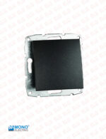 کلید و پریز مونو سری کروم رنگ مشکی