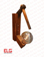 چراغ دیواری مدل چوبی تبر