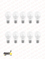 لامپ ال ای دی حبابی 9 وات پارسه شید بسته 10 عددی