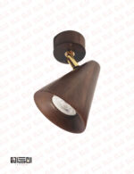 چراغ سقفی چوبی با لامپ انگاره مدل نگاه 5