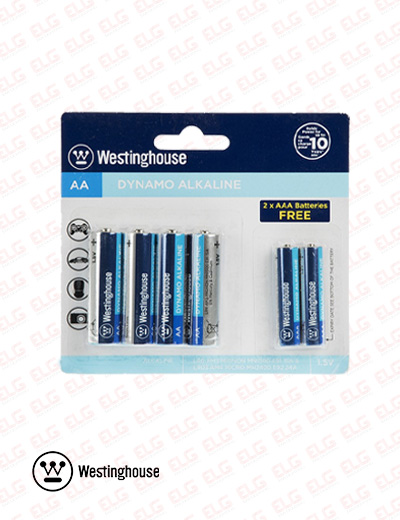 باتری قلمی و نیم قلمی وستینگهاوس مدل Dynamo Alkaline