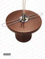 چراغ چوبی سقفی لامپ دار انگاره مدل تابان 5