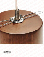 چراغ سقفی چوبی لامپ دار انگاره مدل تابان 1