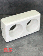 فریم گچی مربعی دوشعله مدل MR-709