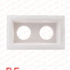فریم گچی دو شعله مدل MR-704
