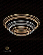 لوستر سقفی مدرن با ریموت کنترل لوسترسران مدل LX-884D-8+6+4