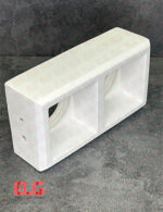 قاب گچی مربعی دو شعله مدل MR-705