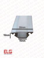 پروفیل لاینر توکار کد 04 رویه 30 و برش 16 میلی متر با دیفیوزر