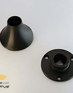 پایه آلومینیومی نصب نئون سیلیکونی 360 دیوار و سقف لوپ لایت