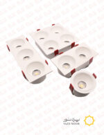 چراغ سقفی توکار دکوراتیو رفلکتوردار 12*4 وات