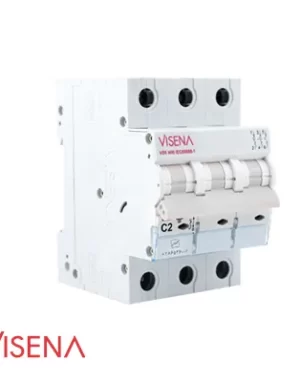 کلید مینیاتوری سه پل 2 آمپر ویسنا