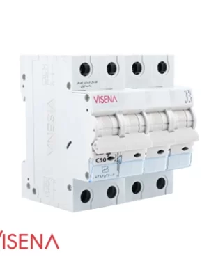 کلید مینیاتوری چهار پل 50 آمپر ویسنا