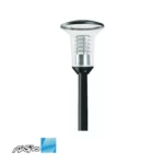 چراغ پارکی تولیپ A1 حباب شفاف مشکی سری Climax مازی نور