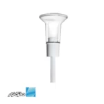 چراغ پارکی تولیپ DA2 شفاف سفید مازی نور