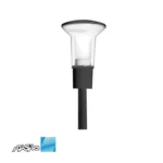 چراغ پارکی تولیپ DA2 شفاف مشکی مازی نور
