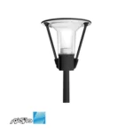 چراغ پارکی تولیپ DB2 شفاف مشکی مازی نور