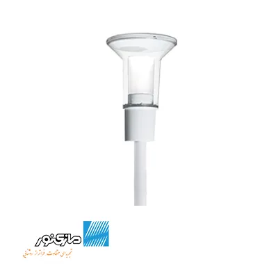 چراغ پارکی تولیپ IP65 با حباب شفاف سفید سری Climax مازی نور