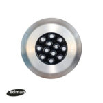 چراغ استخری روکار فلت استیل ضد اسید فول کالر 18 وات لدمان