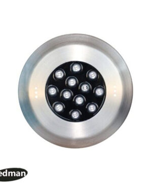 چراغ استخری روکار فلت استیل ضد اسید فول کالر 18 وات لدمان