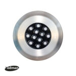 چراغ استخری روکار فلت استیل 24 وات