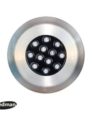 چراغ استخری روکار فلت استیل 24 وات