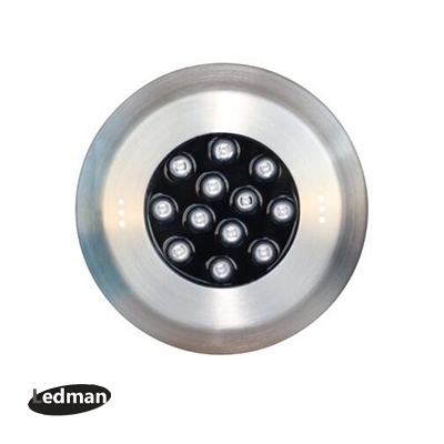 چراغ استخری روکار فلت استیل 24 وات