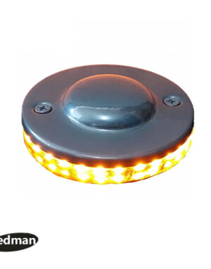 چراغ استخری روکار استیل دور نور 3 وات لدمان