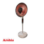 بخاری برقی حرارتی ایستاده هالوژنی فن دار سفید ارشیا