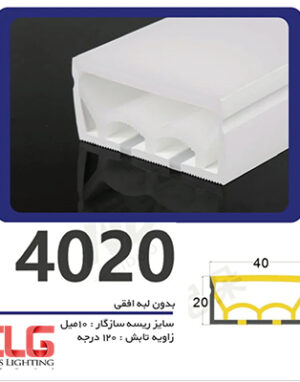 لاینر سیلیکونی افقی بدون لبه سایز 20 در 40 میلی متر