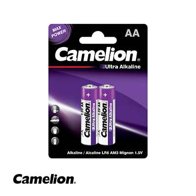 باتری قلمی اولترا آلکالاین کارتی 2 عددی کملیون