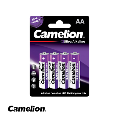 باتری قلمی اولترا آلکالاین کارتی 4 عددی کملیون